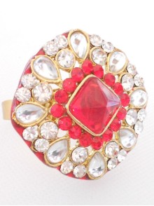 Kundan Finger Ring